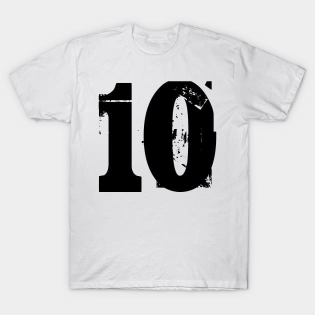 10 number T-Shirt by Polli